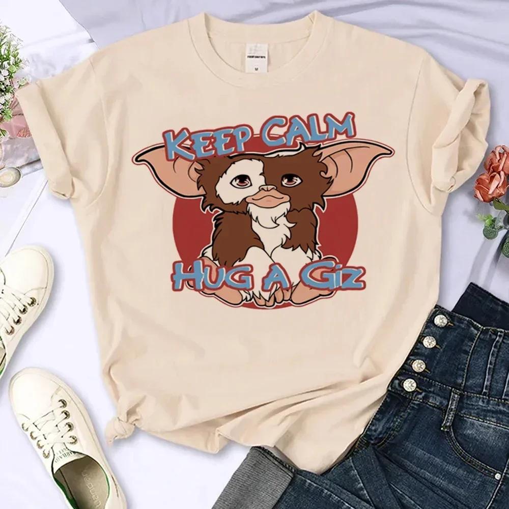 Women's Gremlins T-Shirt Anime Streetwear Funny T-Shirt Designer Women's Clothing Aesthetic Apparel