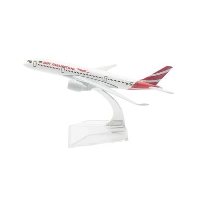 Масштаб 1/400 Сплав Самолет 350 Mauritius Airways 16см Модель самолета A350 Детская игрушка Модель самолета для подарка ребенку для коллекции