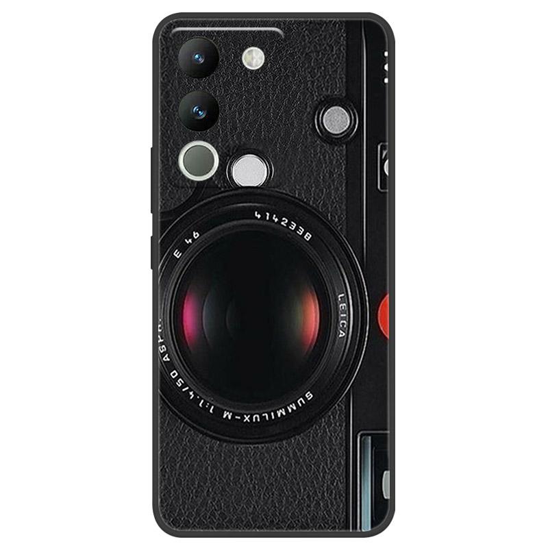 Чехол для VIVO V29E V2317 Защитный чехол для камеры Для телефона VIVO Y200 5G Мягкий силиконовый TPU Задняя крышка V2307 Ударопрочный Fundas