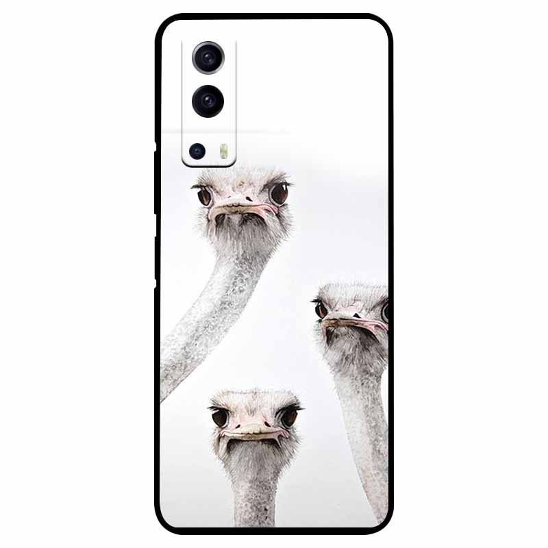 Для vivo Y72 5G Чехол Ударопрочный Мягкий силикон ТПУ Задняя крышка Для vivo Y52 5G Чехлы для телефона для vivoY72 Y 72 52 5G Чехол Милый Capa