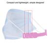 10PCS Silicone Ear Protection Sheet Ear Protector Silicone Strip 3 Section AdjustablePink
