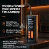 Беспроводной насос для шин с цифровым дисплеем 150PSI, перезаряжаемая батарея, для автомобилей, мотоциклов, мячей, игрушек для бассейна