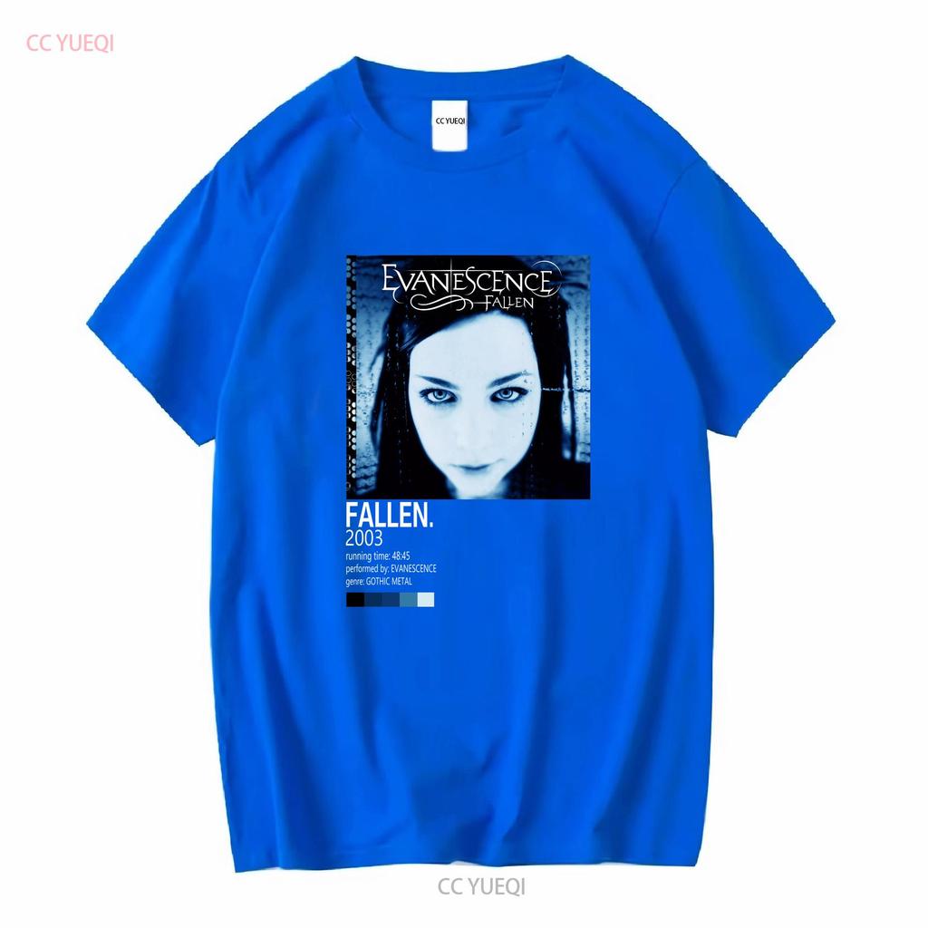 Evanescence Fallen Album T shirt Full Size S 5XL vintage Washed streetwear Comfortable Stretched Breathable designer clothes
