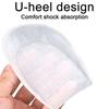 2 пары силиконовых пяточных чашек для подошвенного фасциита, гель для облегчения боли в пятках, защита для пяток, поддержка при боли в ногах, стельки для ахиллова тендинита