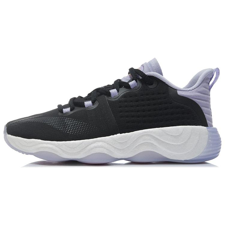 Li Ning Wujie 3 Легкие Низкие Повседневные Кроссовки Женские Черные AFPR030-2