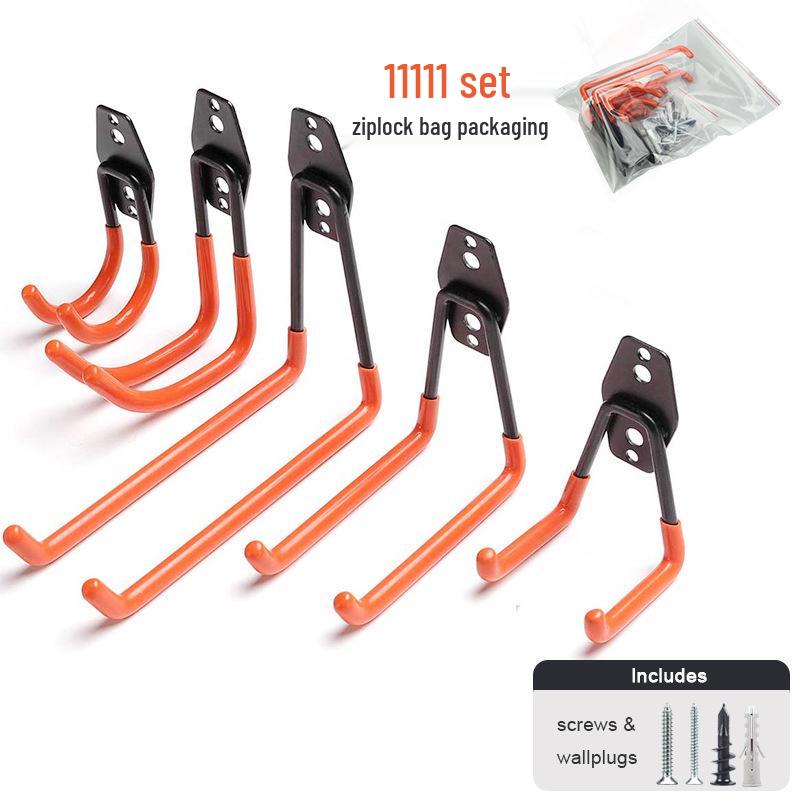 Металлические крючки для перфорированной панели для хранения в гараже и на складе