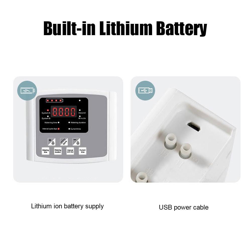 Автоматическое устройство для полива растений, система капельного орошения, таймер, устройство для капельного орошения сада, двойной насос, интеллектуальный солнечный контроллер, система таймера