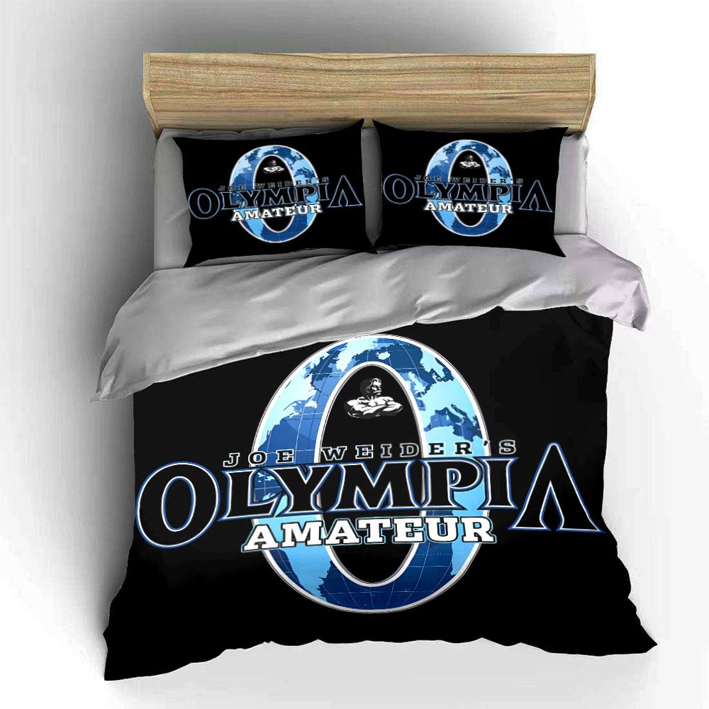 Olympia Amateur Logo Bedding Duvet Cover Set Duvet Cover Pillowcases (1*Duvet Cover 2*Pillowcases, without duvet insert)