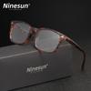 NINESUN New Vintage Transparent Computer Glasses Frame Women Men Anti Blue Light Eyewear Blocking Glasses Optical