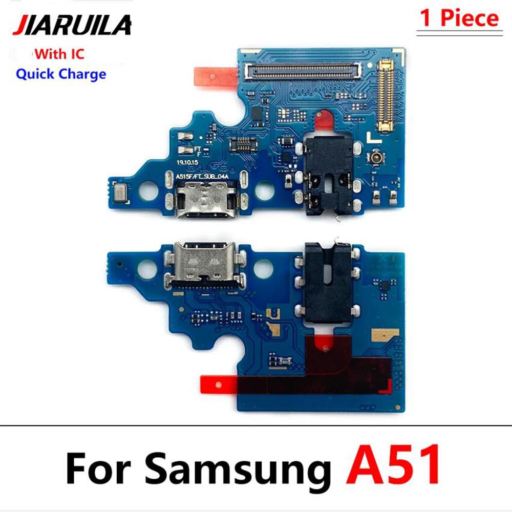 USB Charging Dock Board For Samsung A06 A02 A12 A03S A01 A03 Core A11 A71 A51 Charger Port Connector Flex Cable Repair Parts