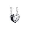 925 Silver Punk Gothic Skeleton & Guitar Charms Rock & Roll Skull Black Cat Beads fit Bracelets DIY Jewelry Gift