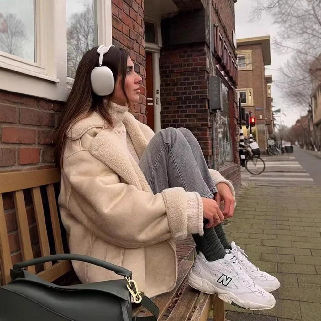 Autumn and Winter Fashion Temperament Women's Clothing One-piece Double-sided Jacket Ladies Warm Coat