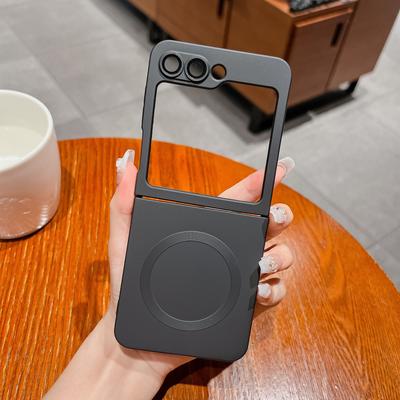 Жидкий магнитный чехол для мобильного телефона Samsung ZFlip7, подходит для Flip6, с металлическим ощущением кожи, ZFlip5, мягкий чехол из ТПУ, полная упаковка