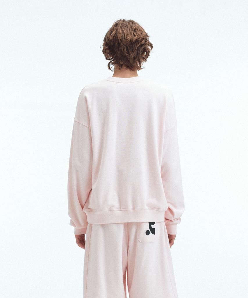 REST&RECREATION Oversized Logo Sweatshirt - Pink