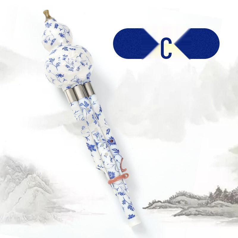B Flat & C Key Ethnic Gourd Flute for Students & Beginners