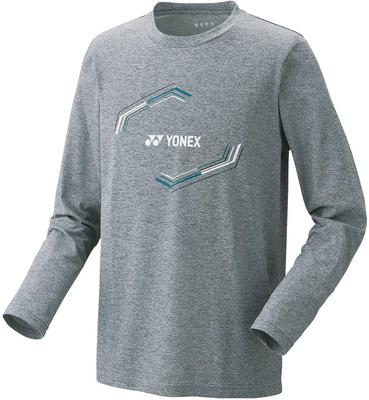 Рубашка, футболка с длинным рукавом, серый, S [Yonex], (010)
