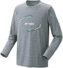 Long Sleeve Long Sleeve Gray S [Yonex] Shirt, T-Shirt, (010)