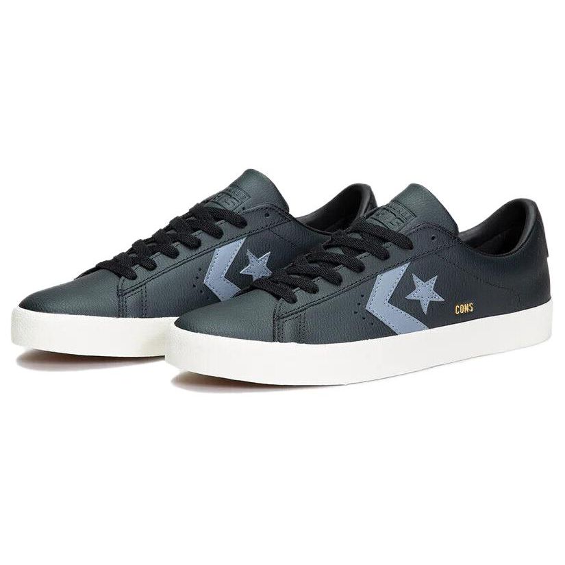 Converse Pro Leather Vulc Pro Черные лунно-серые кроссовки унисекс Egret A05329C