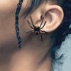 1Pc Spider Play Earring Comfortable Wear Giant Statement Spider Decor