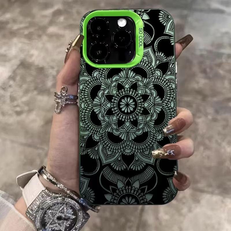 Ретро чехол для телефона с узором тотема для iPhone 12-17