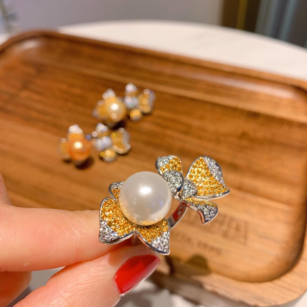 Простое австралийское кольцо с жемчугом Fritillary, женское модное цветное винтажное кольцо, ювелирные изделия