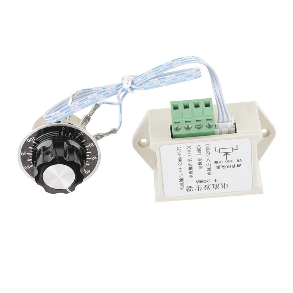 4-20mA Signal Generator Adjustable Current 73*54*30mm Analog Signal Generator 12-24VDC 4-20mA Signal Generator Process Control