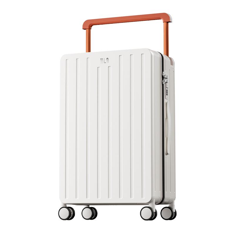 HLA ABS+PC Password Box Luggage Unisex White/Black/Purple HKALGA0AEAL241