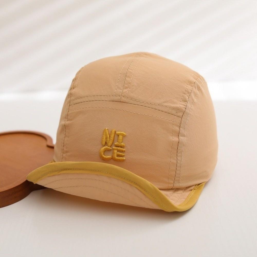Adjustable Kids Baseball Cap Solid Color Quick Dry Peaked Cap Fashion Children Sun Hat Retro
