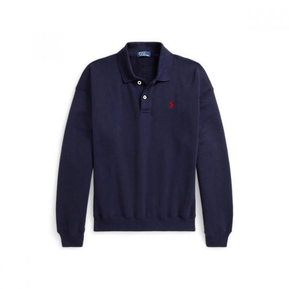 Polo Ralph Lauren Женская легкая флисовая футболка-поло с длинным рукавом Wmpokninfb20912410