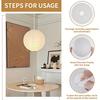 1PC Round Rice Paper Japanese Paper Art Lampshade Lantern Ball Spherical Lampshade Artistic 30/40cm