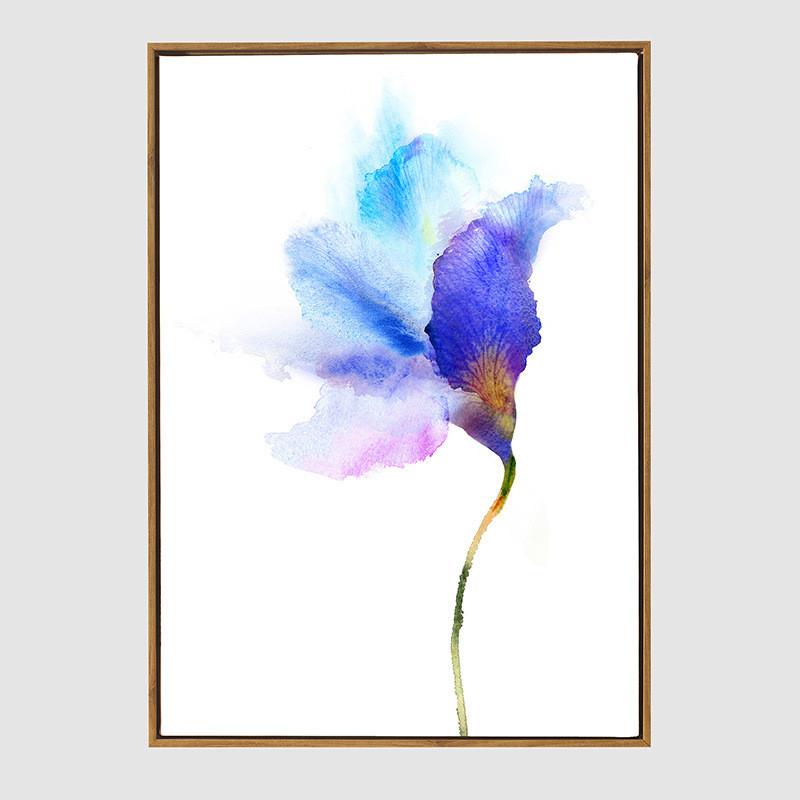 Винтажный минималистичный розовый цветок орхидеи, печать плакатов, настенная картина для гостиной, картина на холсте, домашний декор, без рамки