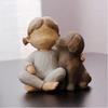 Creative Angel Girl and Dog Resin Figurine – Home Decor Sculpture Ornament