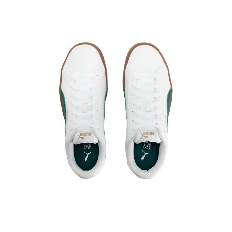 Puma Smash Vulc V3 Low Повседневные кеды для скейтбординга Унисекс Кроссовки Белый Зеленый 380752-11