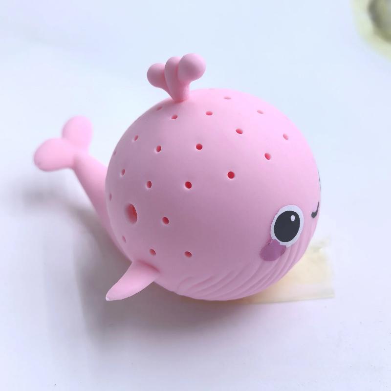 Игрушки для купания младенцев Губка Впитывающая воду Кит Пищалка Игрушки для снятия стресса Летние Игровые водные игрушки для детей Мягкая Игрушка для ребенка