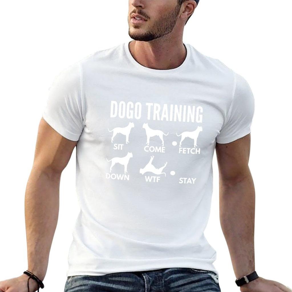 Dogo Training Dogo Argentino Tricks TShirt t shirts for Unisex cotton funny Unisex t shirts cotton TShirt