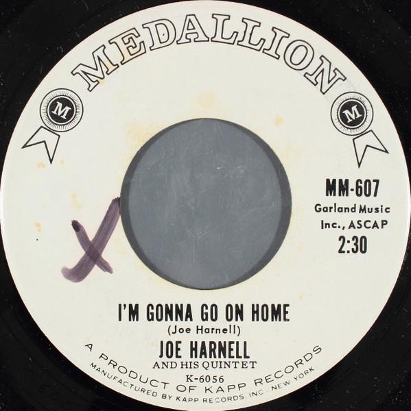 7-дюймовая пластинка JOE HARNELL HIS QUINTET Im Gonna Go On Home Never On Sun MM607 MEDALLION 1961 США Джаз Б/у