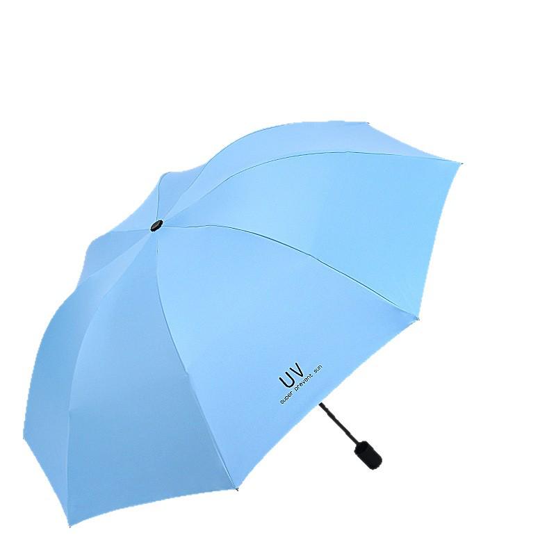 Большой зонт двойного назначения: Защита от солнца и водонепроницаемость, ручное складывание, для женщин - Бесплатная доставка
