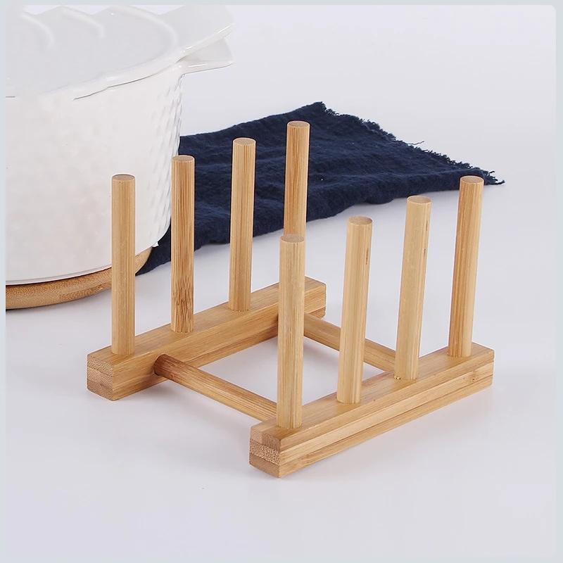 3/6 Layer Bamboo Dish Rack Kitchen Organizer Drying Rack Drainer Organizer Holder Kitchen Essentials Organizer Dish Drainer Shelf
