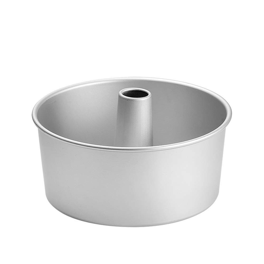 17cm Chiffon Cake Pan, Aluminum, Seamless Baking Pan with Removable Bottom, Pastry Mold, Baking Tools, Commercial Bakeware