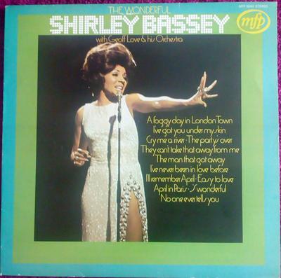 LP Пластинка ШИРЛИ БАССИ - The Wonderful Shirley Bassey MFP50043 Music For Pleas Нидерланды Джаз Б/У