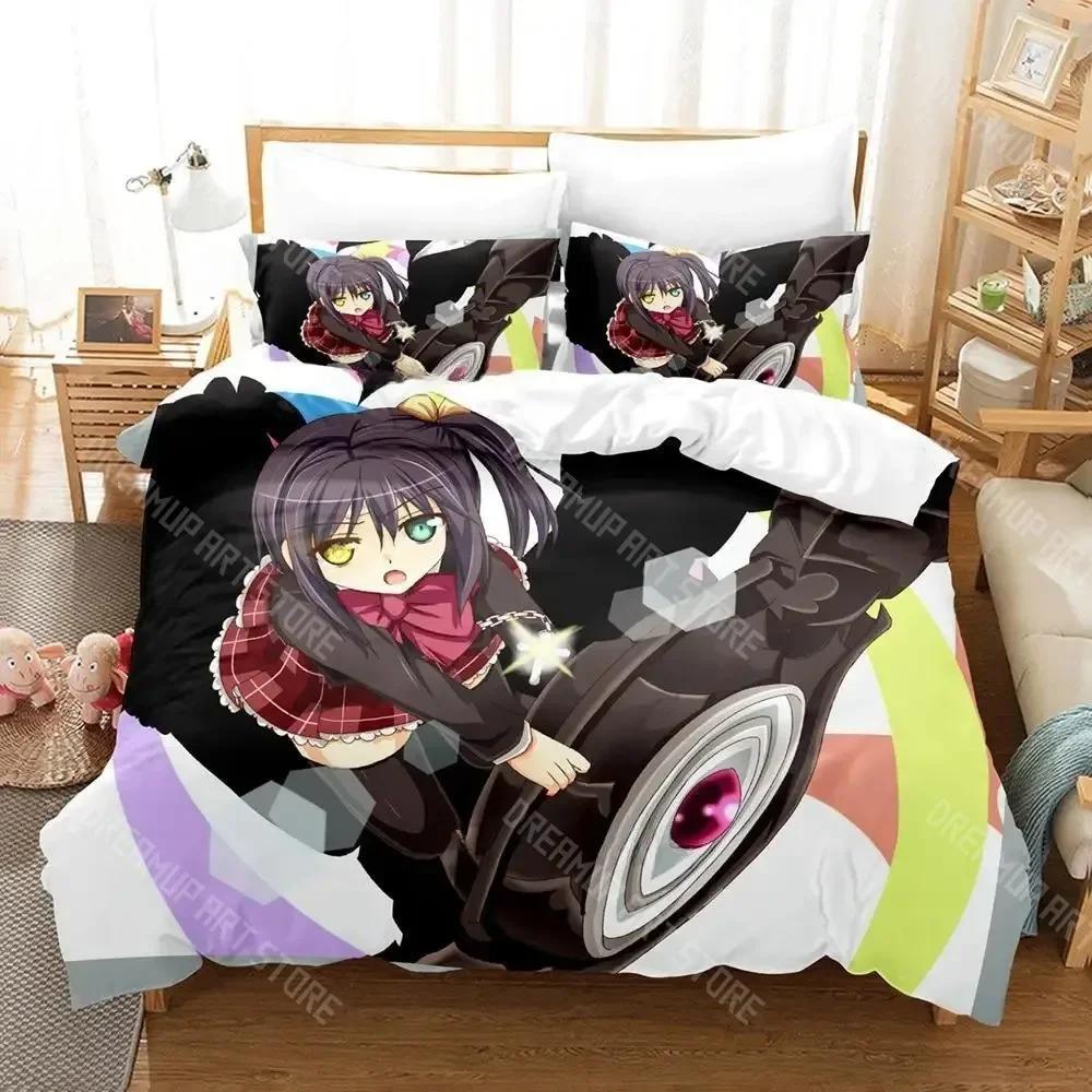 3D Print Love Chunibyo Other Delusions Bedding Set Single Twin Full Queen King Size Bed Set Adult Kid Bedroom Duvetcover Sets
