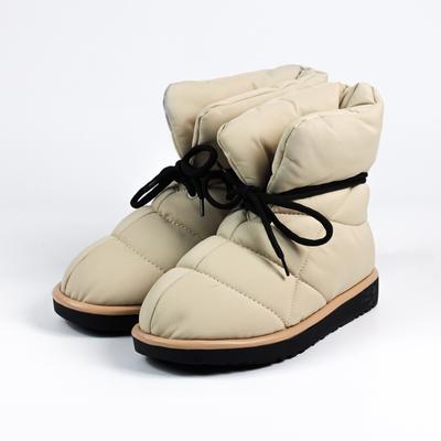 Угги короткие 1984201 36 Светло-бежевые