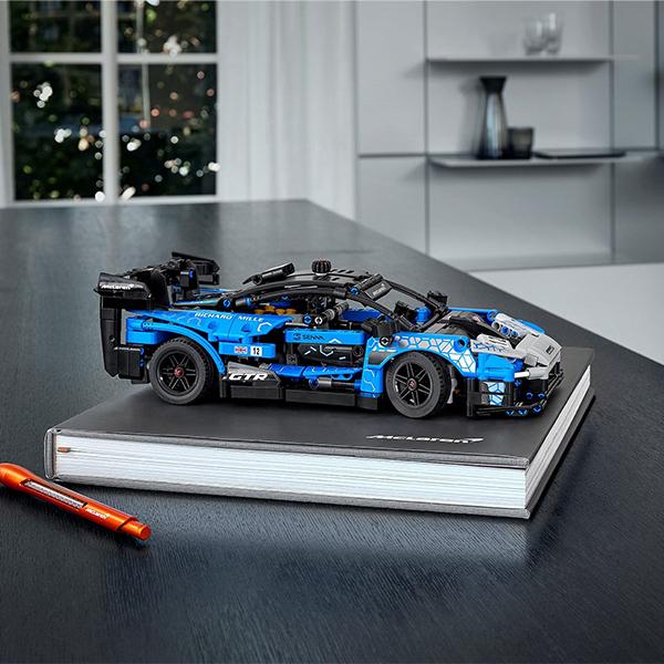 LEGO Технология Механический Набор McLaren Sena GTR Гоночный, Спорткар Модель для Хобби Конструктор 830 42123