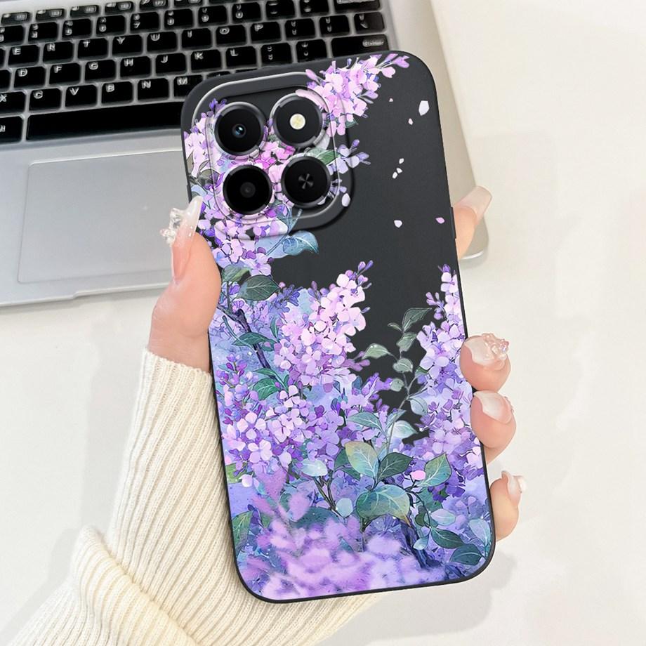 Чехол для Honor X6c Новая Мода Мультяшный Люксовый Девичий Рисунок Funda Для Huawei Honor X6C X6 C X 6C Чехол Матовый Жидкий Силикон