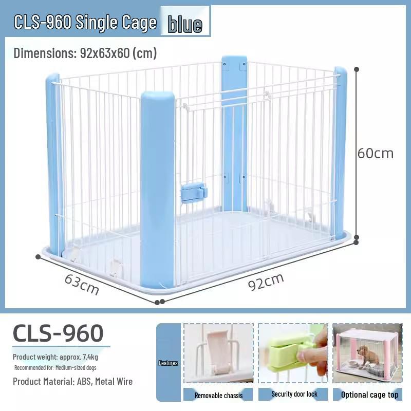 Iris Colorful Indoor Dog Cage for Small and Medium Dogs