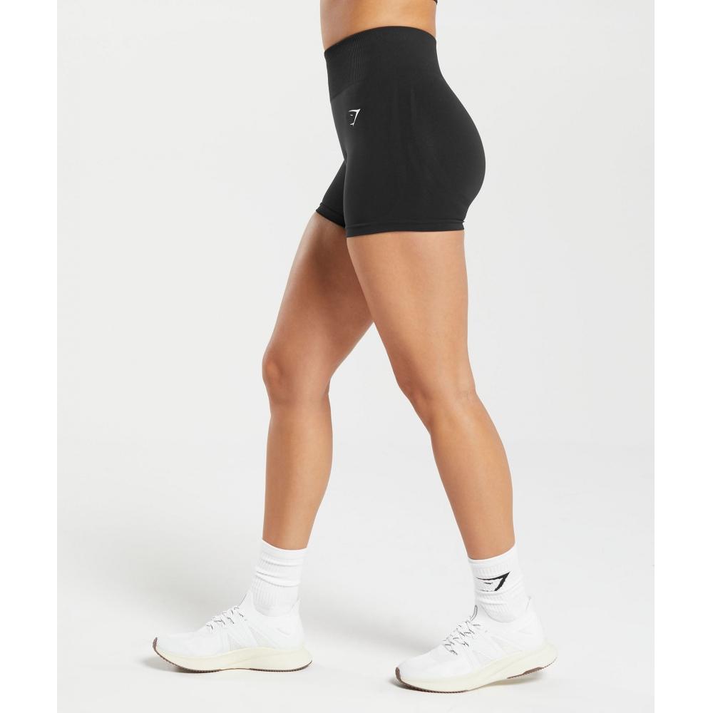 Gymshark Повседневные бесшовные шорты черного цвета B6a8m Bb2j