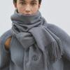 NICK&NICOLE NICOLE PREMIUM MUFFLER_CHARCOAL