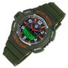 Military Dual Time Light Shockproof Wristwatch,Korean Popular Watches