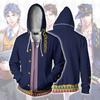 Jojos Bizarre Adventure Cosplay Hoodie Mens Stylish Zipper Jacket With Long Sleeves