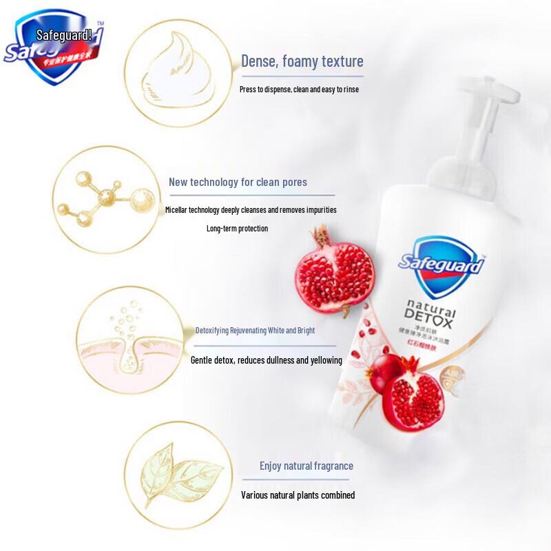 Safeguard Красный Гранат Пена для мытья тела